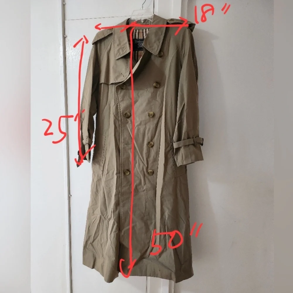 Burberry Beige Trench Coat with Signature Check Lining - Picture 7 of 16